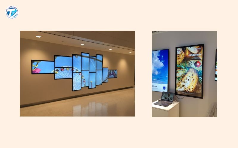 Chọn tranh điện quảng cáo phù hợp với không gian